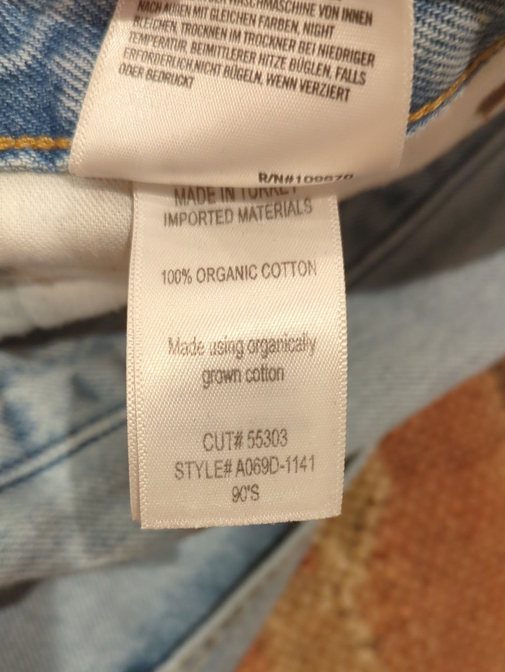 AGOLDE 90's Mid Rise Loose Fit Jeans In Snapshot Vintage Faded Wash - Size 29 - Picture 8 of 12